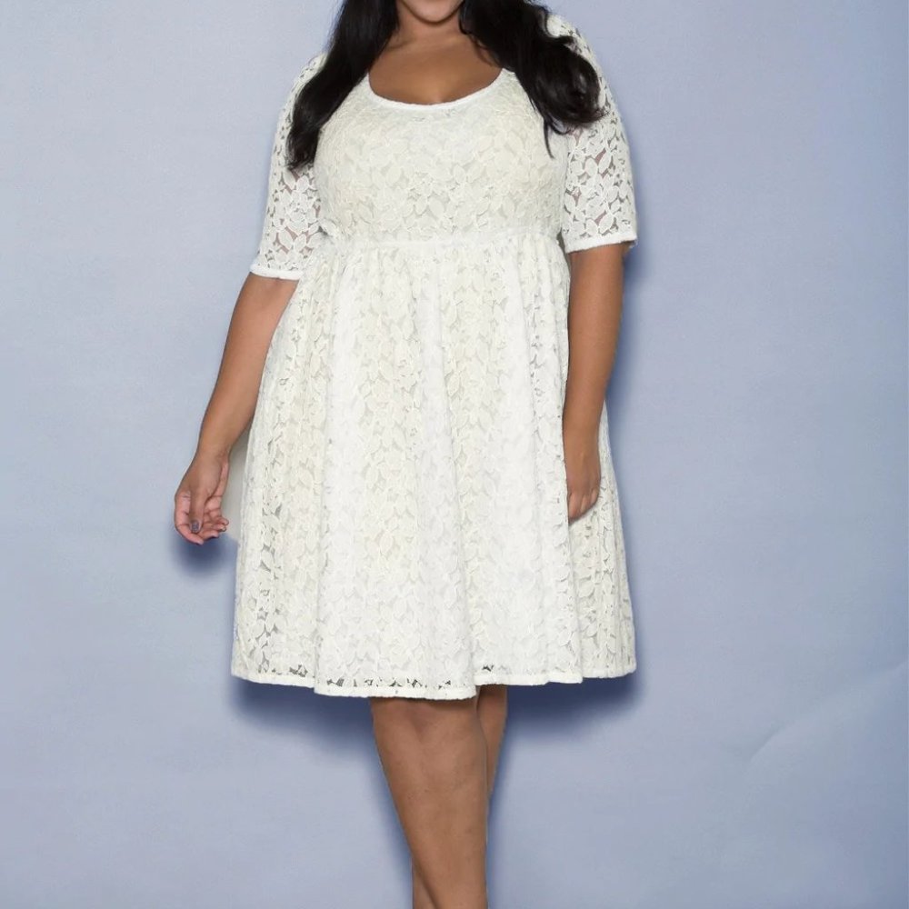 SWAK Harlow White Lace Dress NWT
